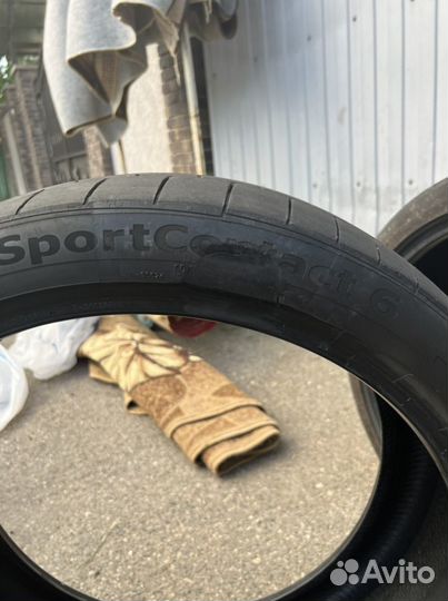 Continental ContiSportContact 6 225/40 R19 и 255/35 R19