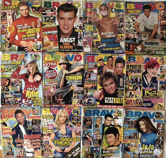 Иностр.журналы нач.2000 Тату, Бритни,Агилера