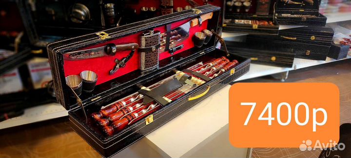 Шашлычный набор, шампуры, набор шампуров в Омске