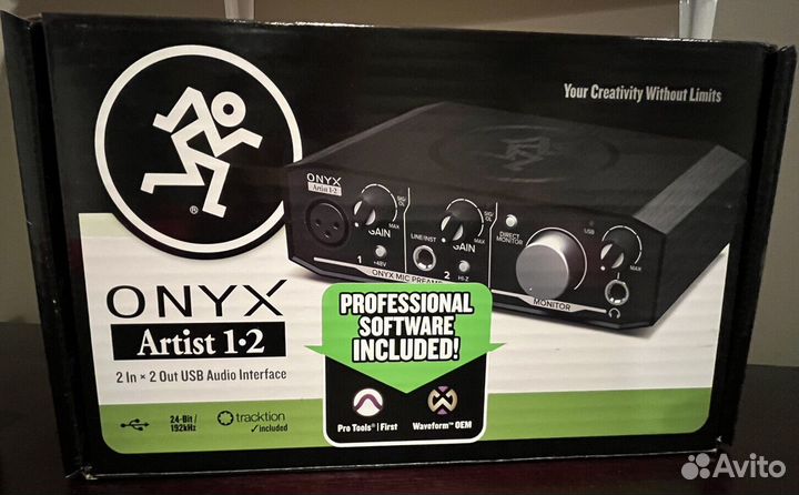 Звуковая Карта Mackie Onyx Artist 1-2 Новая