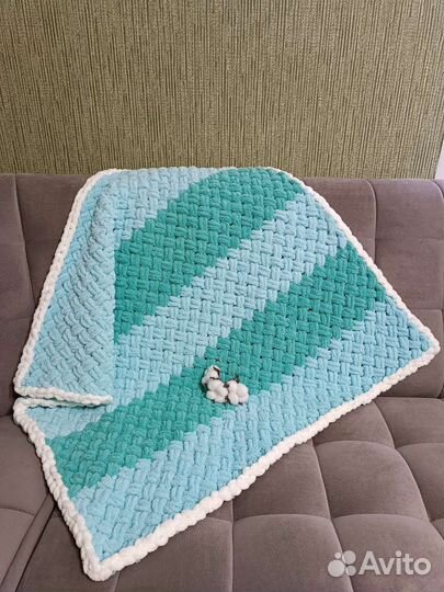 Плед детский плюшевый