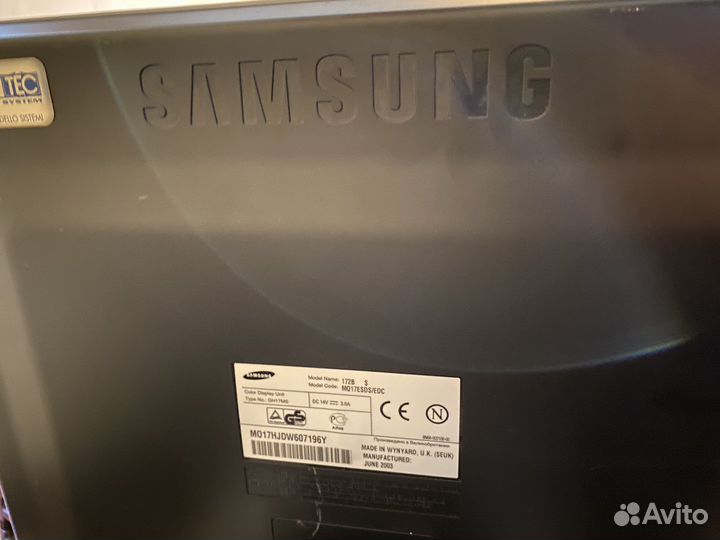 Монитор Samsung syncmaster 172B