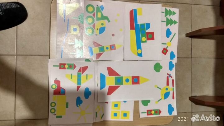 Конструктор на липучках, войлок