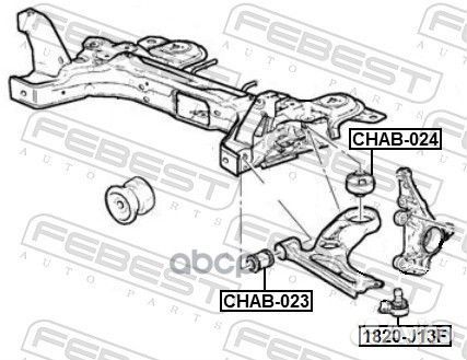 Сайлентблок рычага chevrolet aveo/cobalt/daewoo