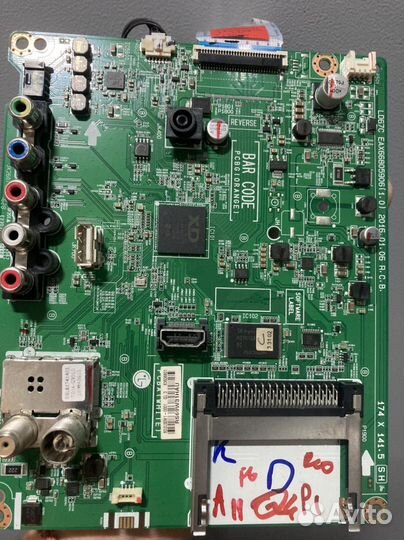 Материнская плата тв LG