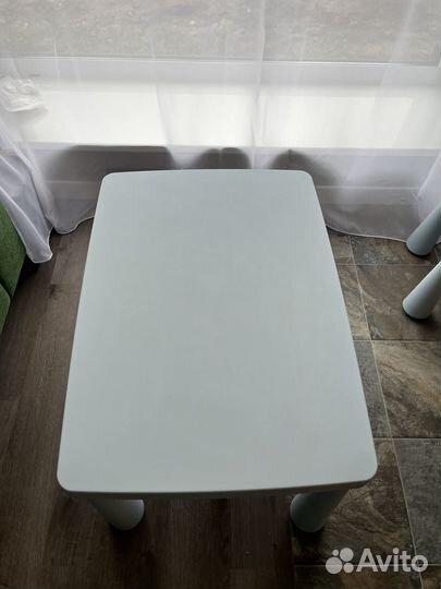 Детский стол и стул IKEA маммут