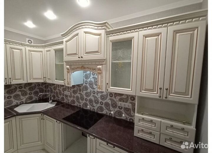 Модульная кухня Деметра,эмаль,патина