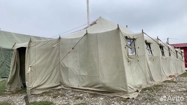 Армейские палатки брезентовые