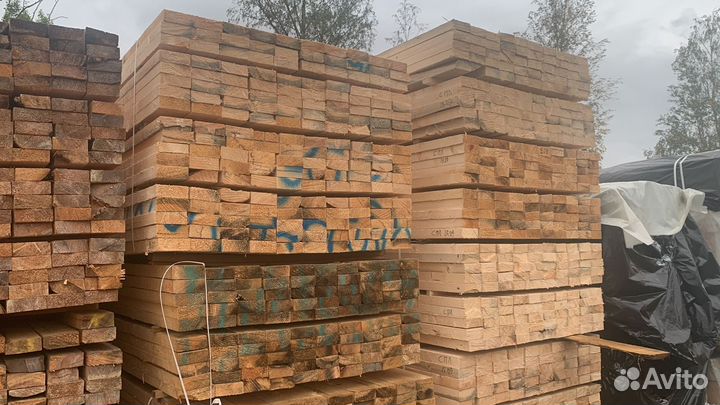 Доска обрезная 50x150x6000