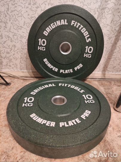 Бамперные диски олимпийские 51 мм 1,25 2,5 5 10кг