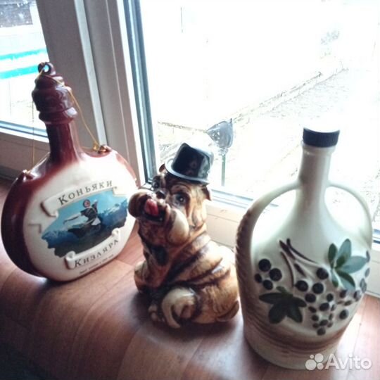 Керамические бутылки для винных напитков