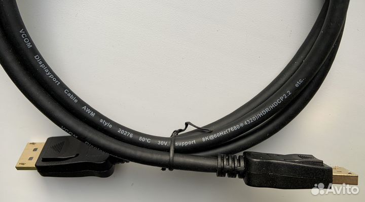 Кабель vcom DisplayPort v1.4 (1,5м)