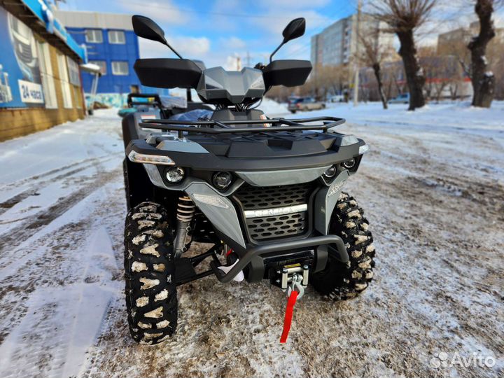 Квадроцикл Linhai M550L серый EFI эпсм