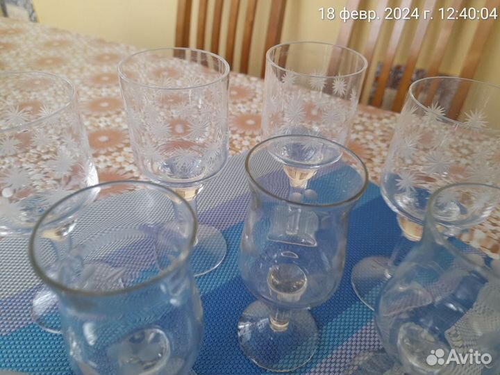 Бокалы, рюмки СССР