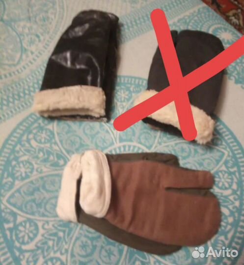 Рукавицы трехпалые