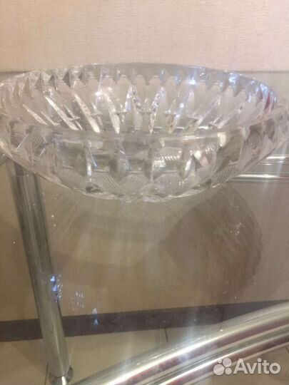 Хрустальная ваза для фруктов