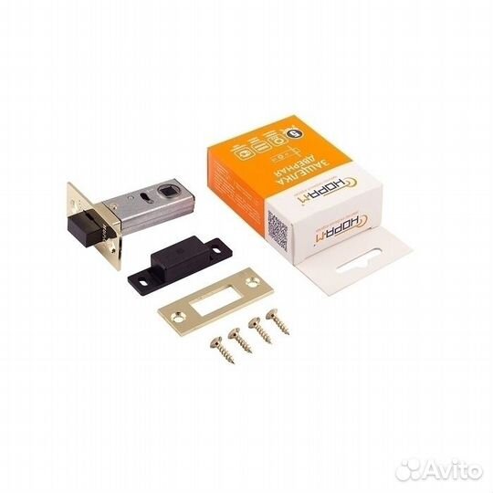 Защелка дверная nora-M С-50М магнитная мат. латунь