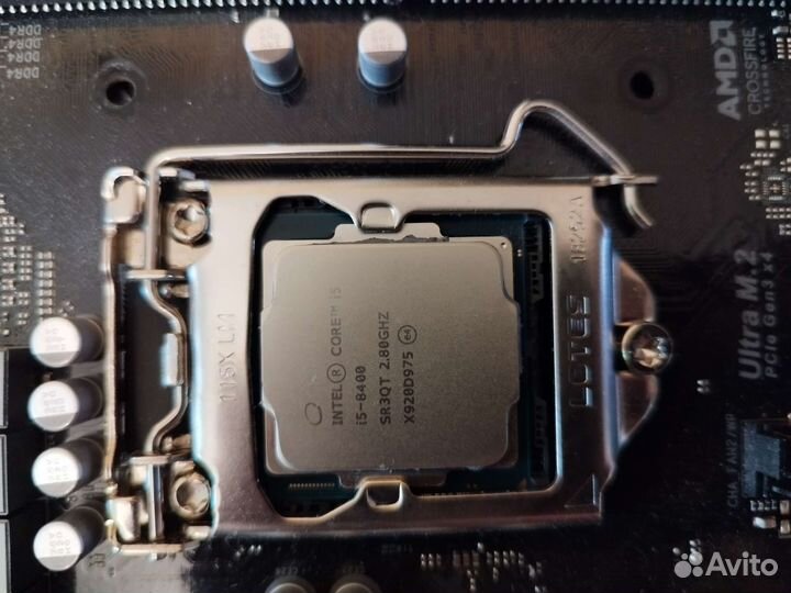 Материнская плата с процессором intel core i5 8400