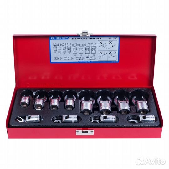 Набор разрезных ключей king tony 3612MR +Торг