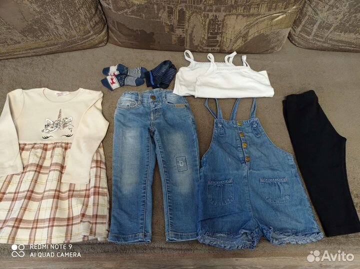 Вещи пакетом на девочку