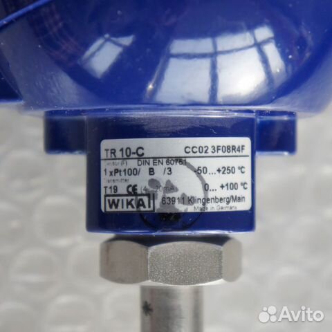 Датчик температуры Wika TR10-C, 100 мм объявление продам