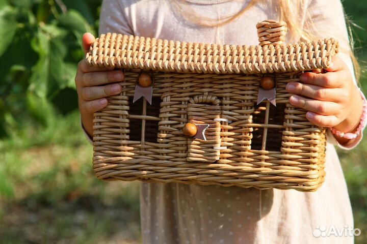 Плетеные корзины для веселых игр