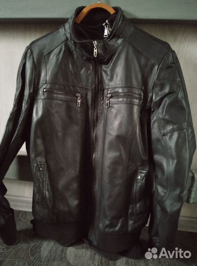 Кожаная куртка мужская