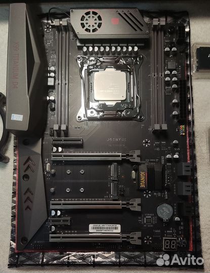 Комплект X99 titanium D4 + xeon e5 2690V3 +16gb