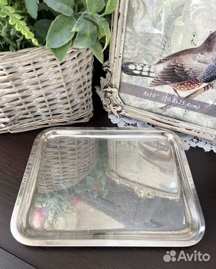 Поднос серебрение Франция