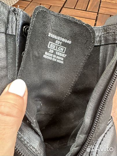 Сапоги ботинки для девочки Zara 29 размер