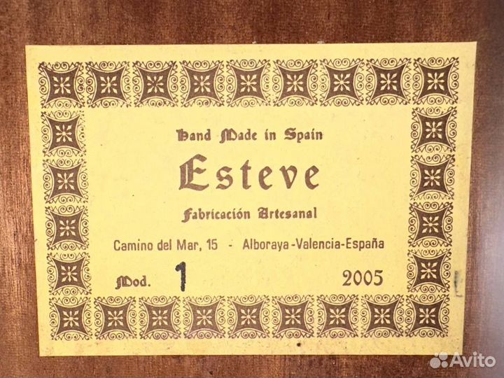 Гитара Esteve 1