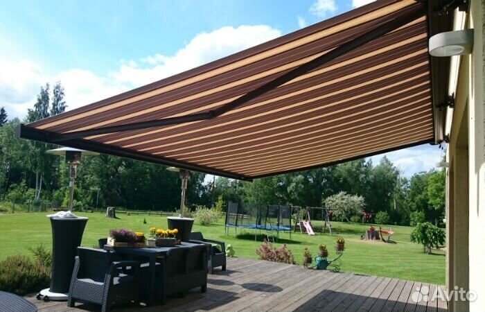 Маркиза для террасы, ширина 4,7 м х вылет 2,5 м