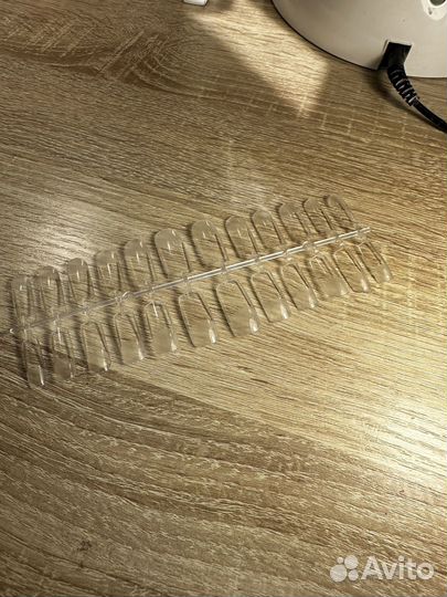 Гелевые типсы для наращивания ногтей (квадрат)