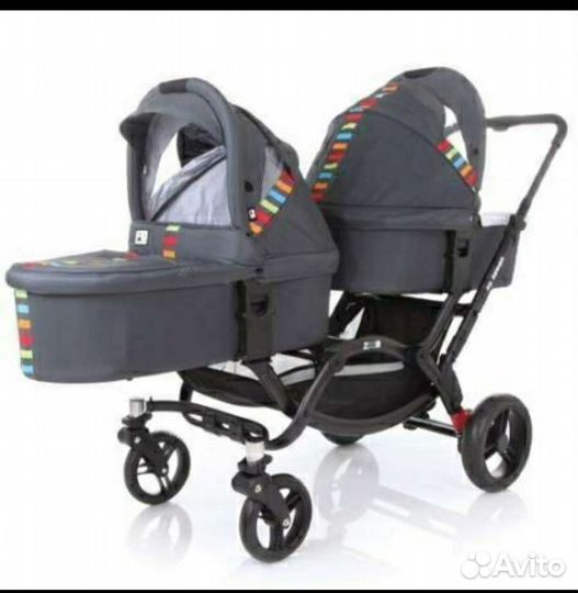 Коляска для двойни 2 в 1