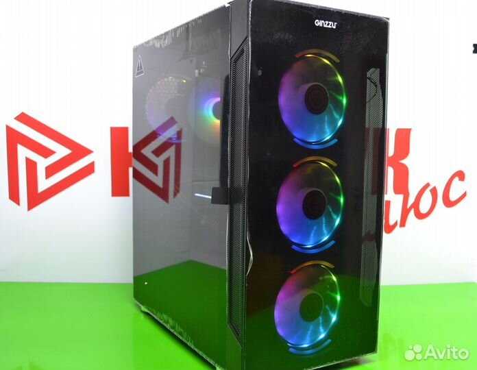 Новый игровой компьютер на Ryzen 5-5600X c RTX4060