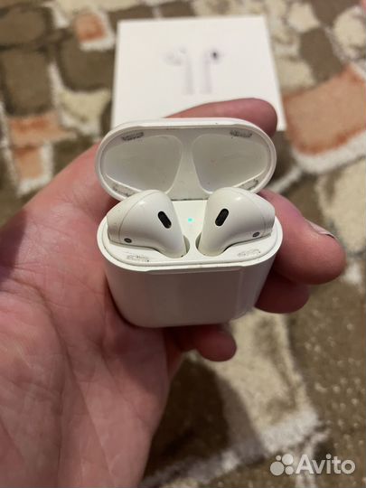 Беспроводные наушники apple airpods 2