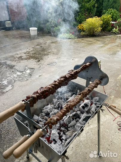 Барбекю мангал автоматический электрический