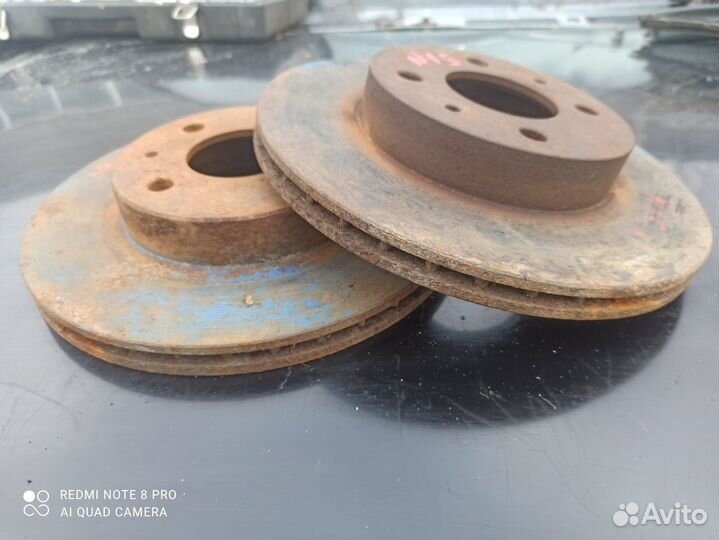 Диск тормозной передний Nissan Almera N15