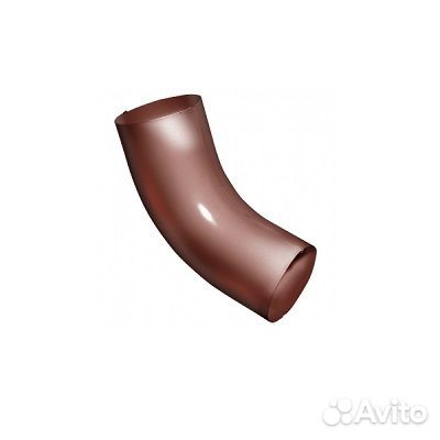Колено 60 гр. Grand Line 90 мм RAL 8004 - коричневая медь