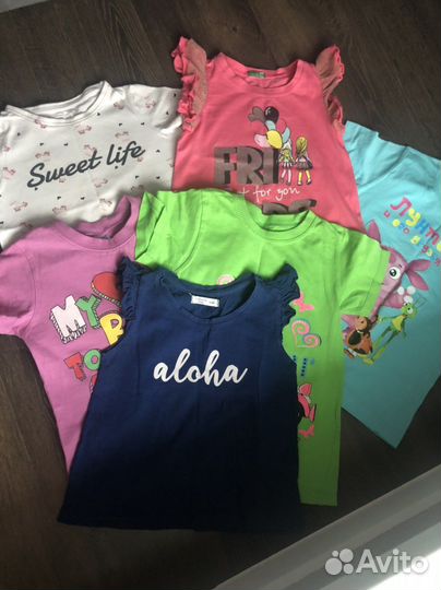 Детская одежда для девочек пакетом 98 104