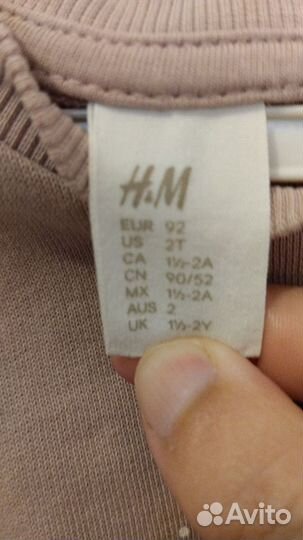 Костюм, платья, леггинсы для девочки 92-98 см H&M