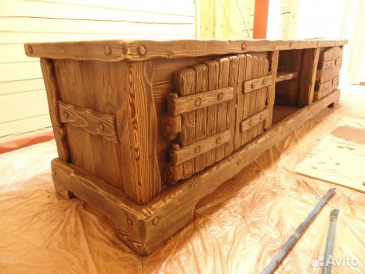 Тумба из массива под старину