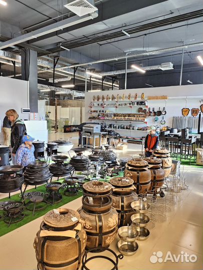 Чугунные саджи и подставки в 