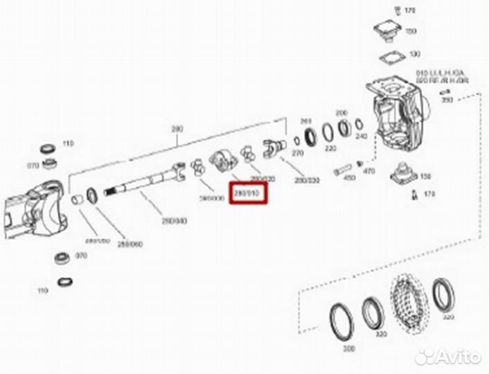 Корпус крестовин ZF