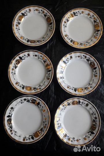 Сервиз чайный золотая роза вербилки