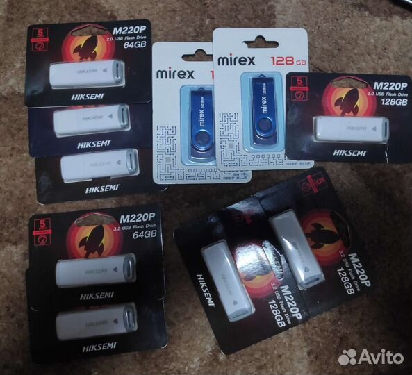 Usb флешки 64, 128 гб (возможен обмен)
