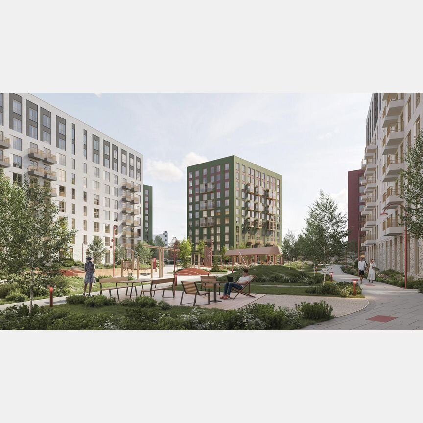 Квартира-студия, 23,1 м², 3/9 эт.