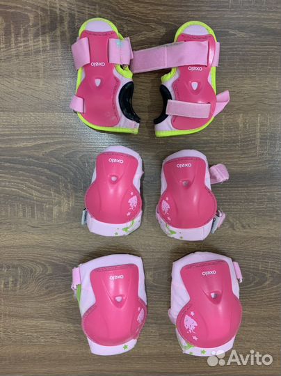 Роликовые коньки детские с защитой