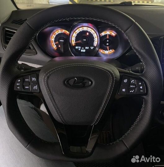 Руль vesta с обогревом анатомический