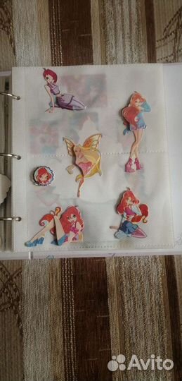 Альбом с наклейками Winx и другими